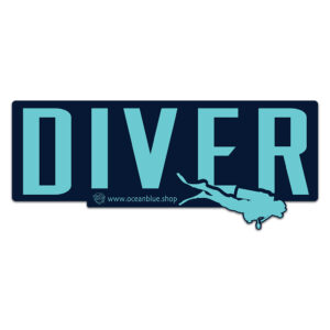 Diver Sticker (Blue)