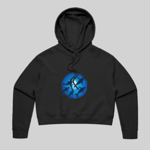 Ocean Voyagers Crop Hoodie