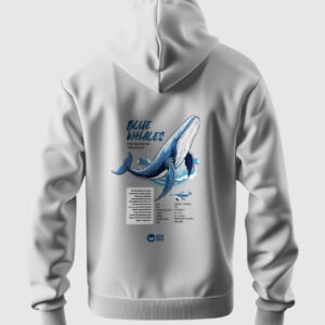 Blue Whales – Giants of the Ocean Unisex Hoodie