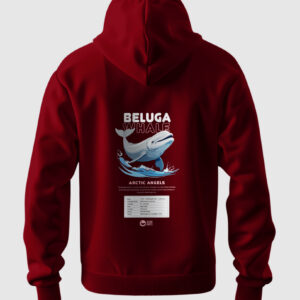 Beluga Whales – Arctic Angels Unisex Hoodie