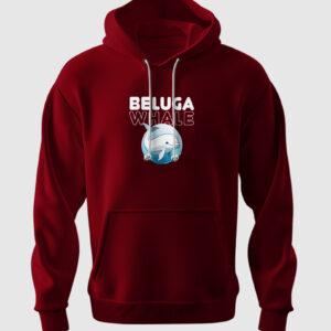 Beluga Whales – Arctic Angels Unisex Hoodie