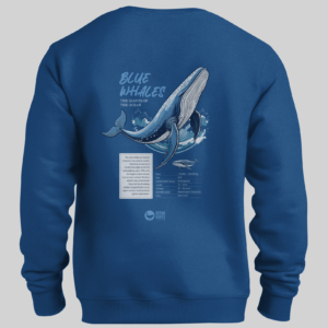 Blue Whales – Giants of the Ocean Unisex Sweatshirt