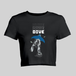 Dive with the Whales Crop Top