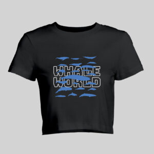 The World of Whales Crop Top