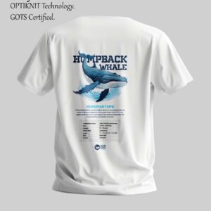 Humpback Whales – Song Masters Recycled Cotton T-Shirt