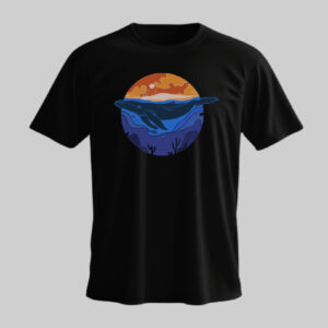 The Whale Traveller Pure Cotton T-Shirt