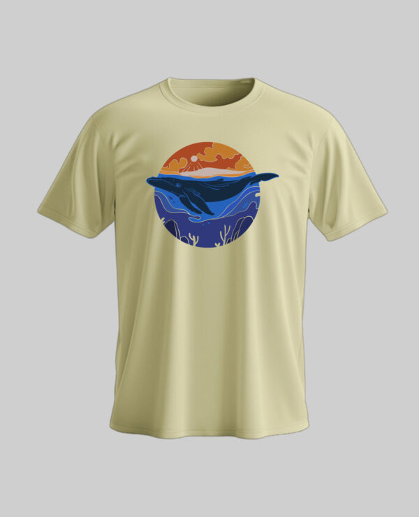 The Whale Traveller Pure Cotton Tshirt