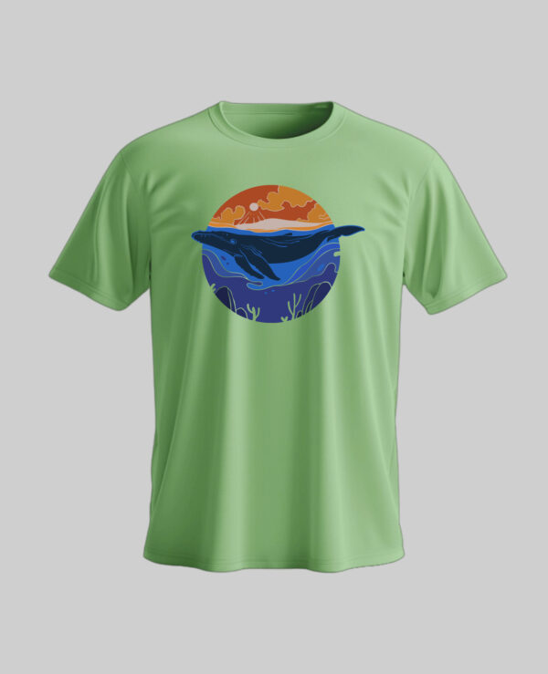 The Whale Traveller Pure Cotton Tshirt