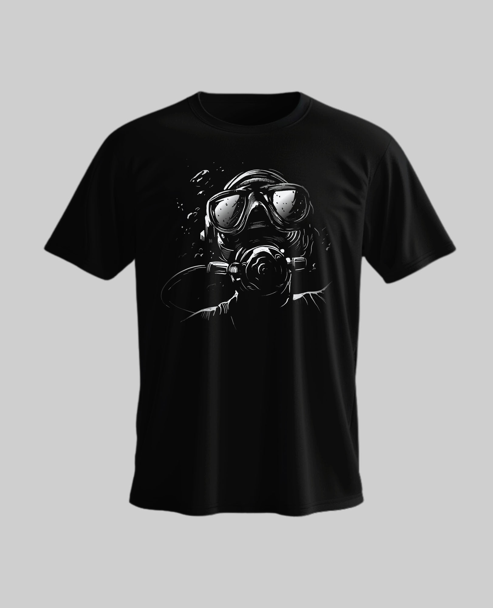 Scuba Diver Pure Cotton T-Shirt