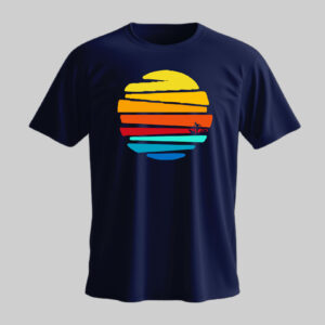 Sunset Surf Pure Cotton T-Shirt