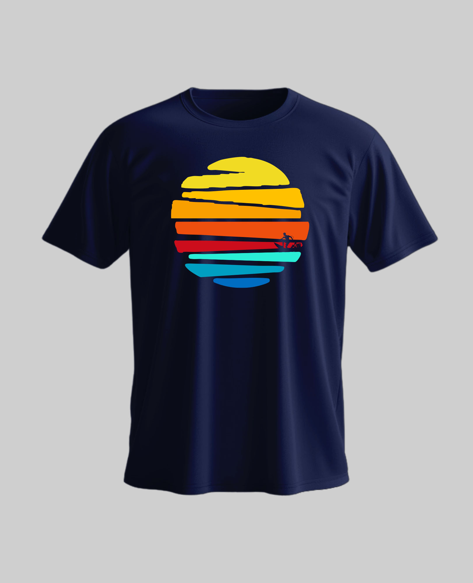 Sunset Surf Pure Cotton T-Shirt