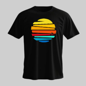 Sunset Surf Pure Cotton T-Shirt