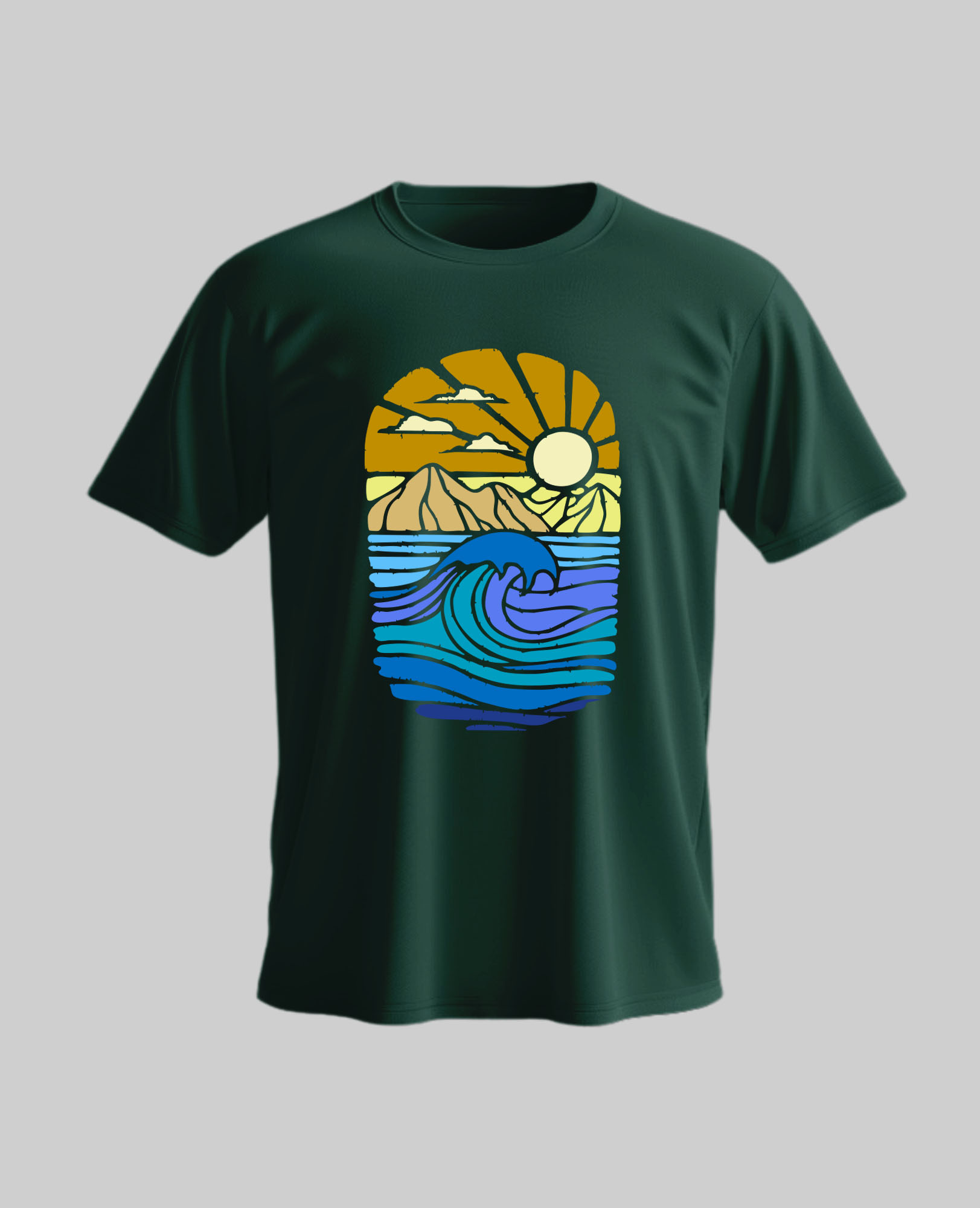 The Mountain and the Wave Pure Cotton T-Shirt